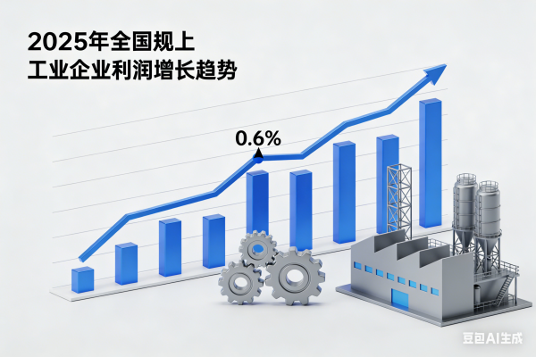 2025年全国规上工业企业利润同比增长0.6% 止跌回升显韧性 新动能支撑作用凸显