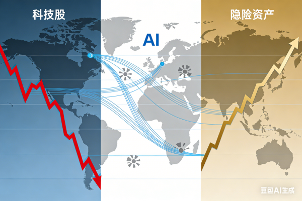 全球市场震荡分化：科技股回调、避险升温，AI 与地缘风险主导市场逻辑